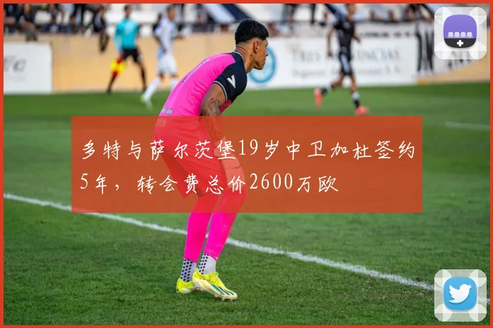 多特与萨尔茨堡19岁中卫加杜签约5年，转会费总价2600万欧